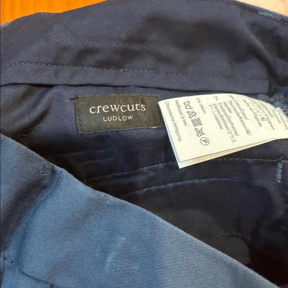 CREWCUTS 14 Set Blue Ludlow Blazer Jacket & Slim Pants Linen Cotton - Picture 13 of 14